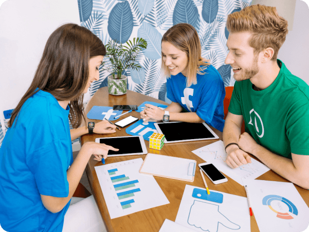 Team working together